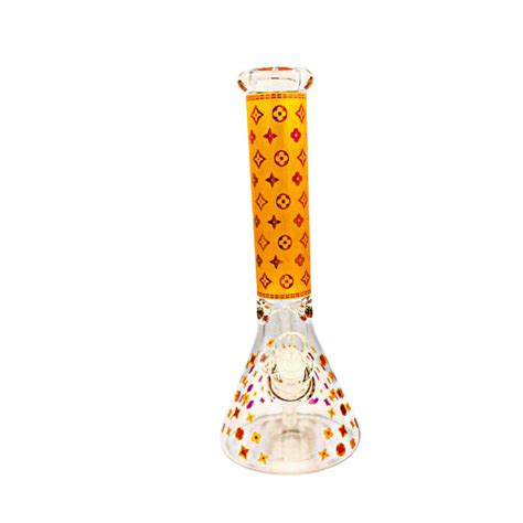 gold louis vuitton bong|Louis Vuitton theme Gold Beaker Bong .